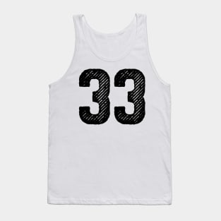 Rough Number 33 Tank Top